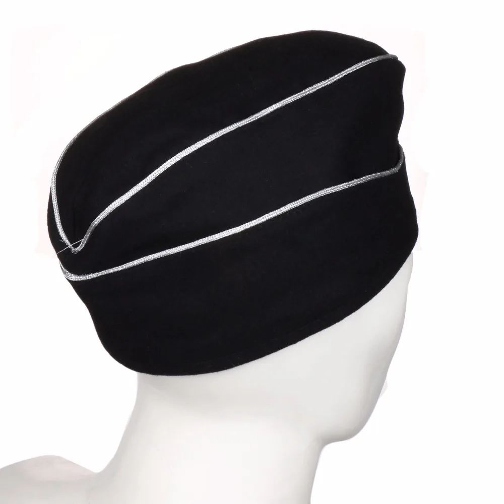 WWII GERMAN ELITE OFFICER PANZER WOOL GARRISON CAP IN SIZES