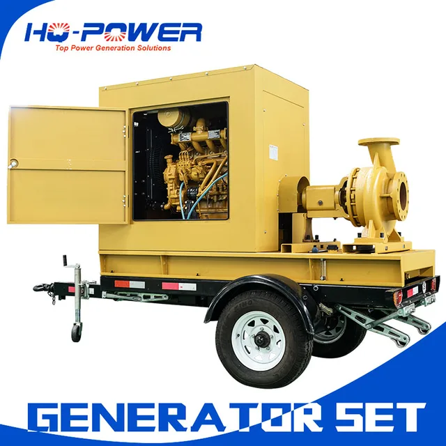 45kw ricrao engine farm water pump generators mobile silent generator