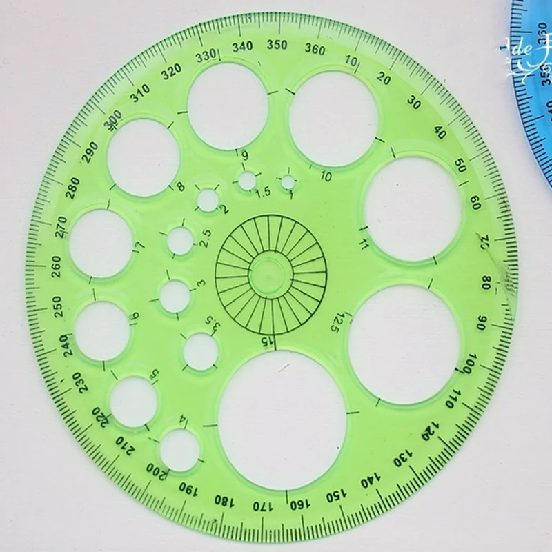 Круглая линейка для кожи бумаги ткани 360 градусов|tools for patchwork|patchwork toolsruler foot |