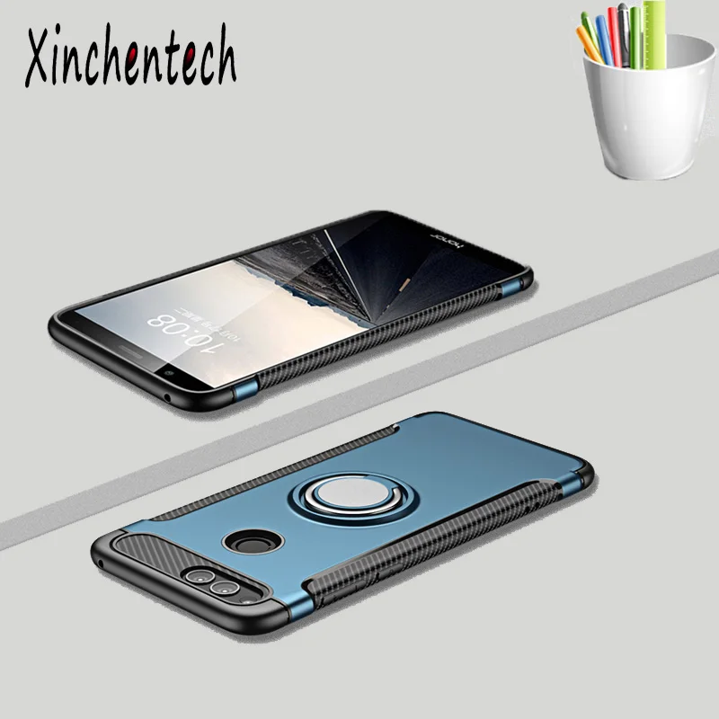 For Huawei Honor 7X/Mate SE Case With Magnetic Holder TPU+PC Hybrid Back Cover Accessory Armor Coque Honor7X BND-L21 Fundas |
