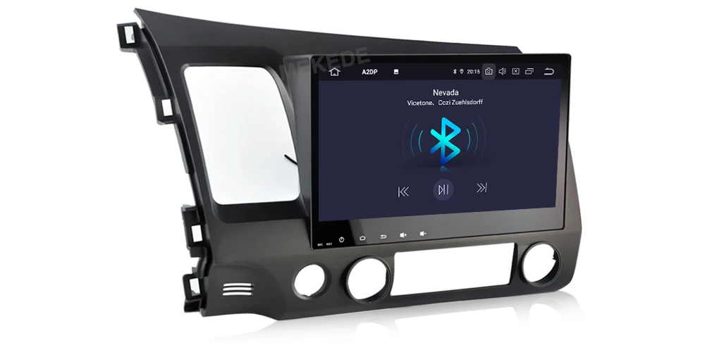 Sale Mekede 10.1 Inch 2Din Android 9.0 Car Radio Quad-Core HD 1024*600 Tochscreen GPS Multimedia Player For 2006-2011 Honda Civic 19