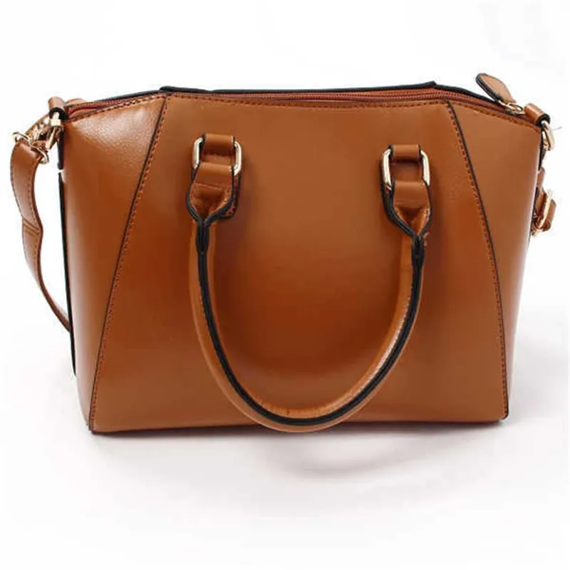 

Fashion Women Handbag Crossbody Shoulder Bag Large Capacity Simple Bag PU Leather Messenger Bagsbolsa de ombro mensageiro saco