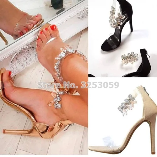 Босоножки женские на очень высоком каблуке шпильке с открытым носком|women sandals|high