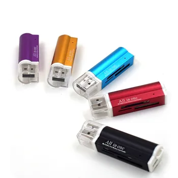 

EPULA for Micro SD SDHC TF M2 MMC MS PRO DUO All in 1 USB 2.0 Multi Memory Card Reader 5.2