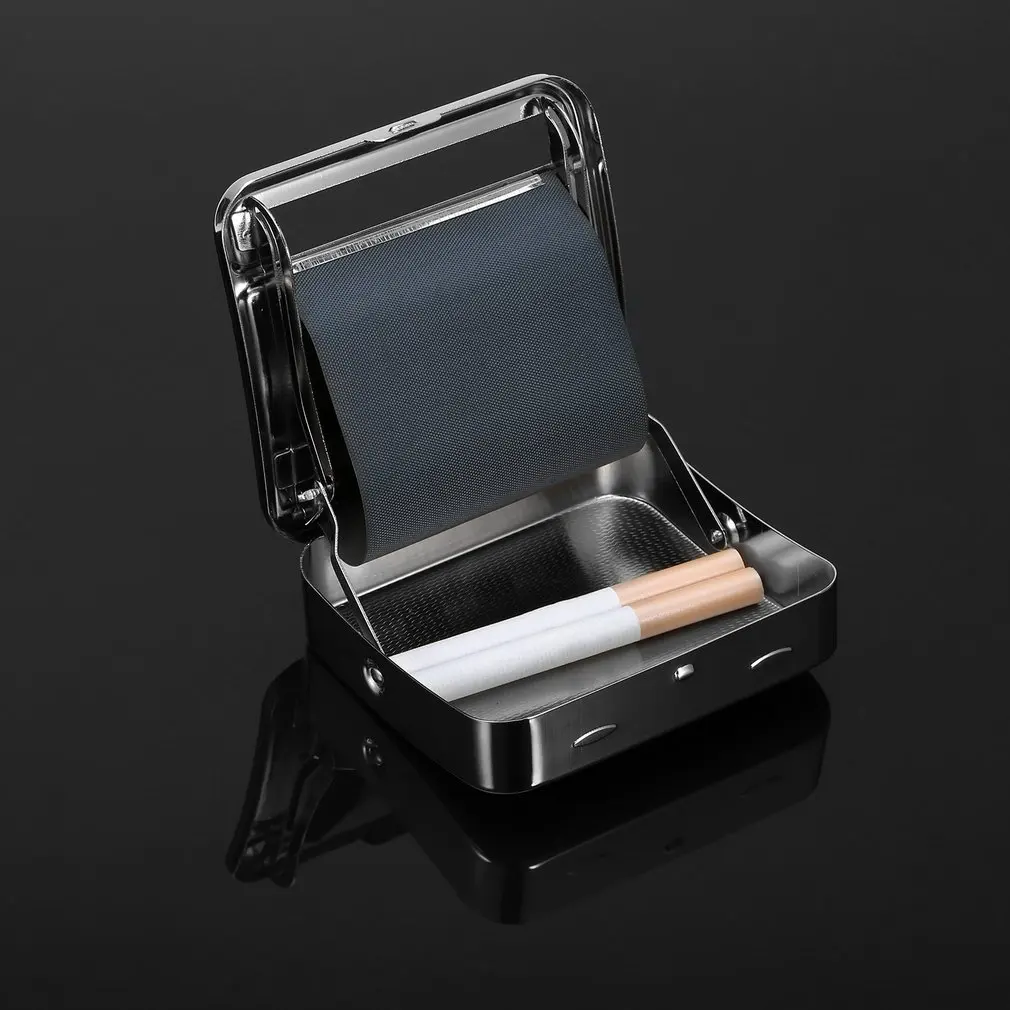 Металлическая Автоматическая сигаретная машина для скручивания сигарет портативная сигаретная коробка для мужчин аксессуары для курения