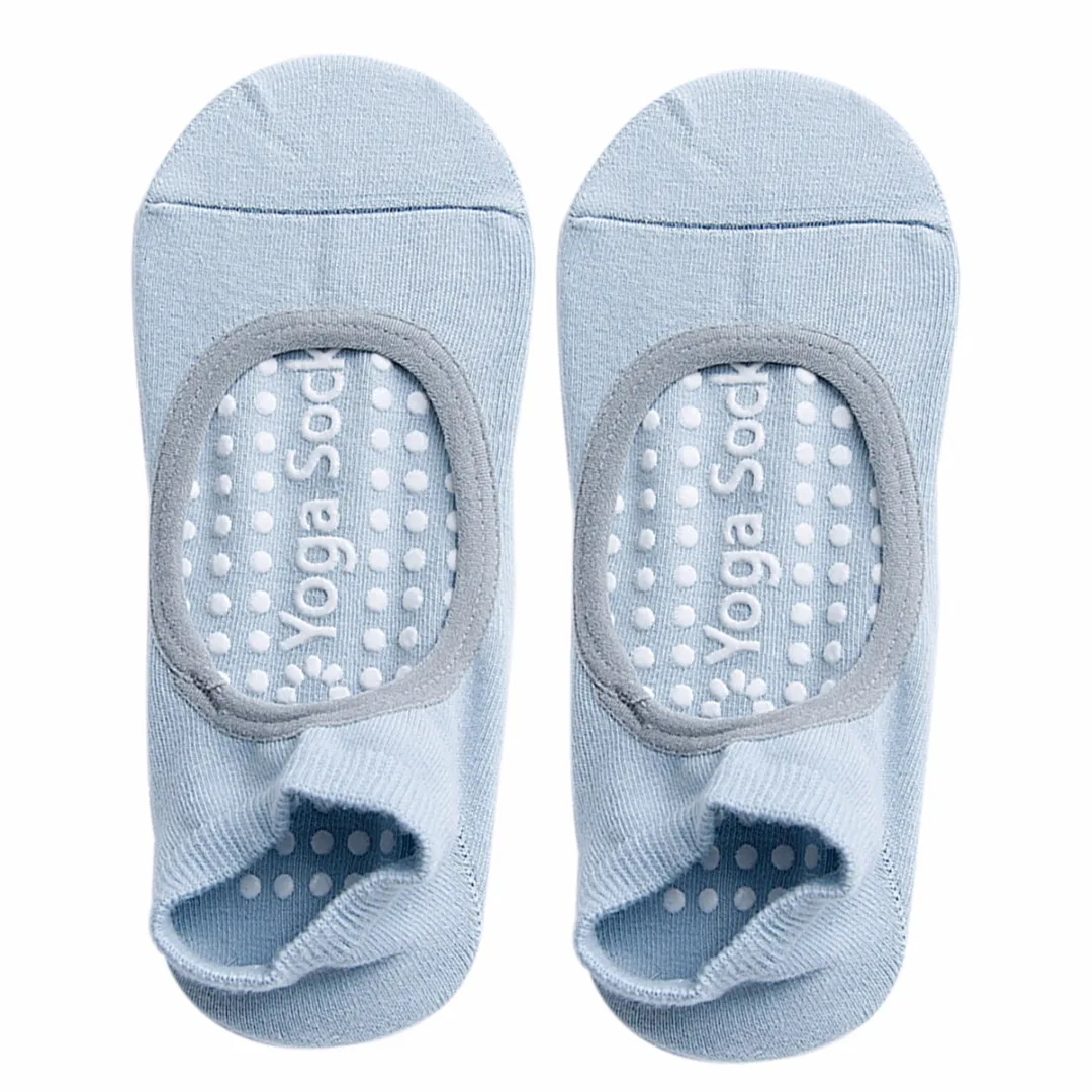1 Pair Women Anti Slip Cotton Yoga Socks Professional Fitness Sport Pilates Socks Ballet Socks Dance Silicone Non-slip Socks