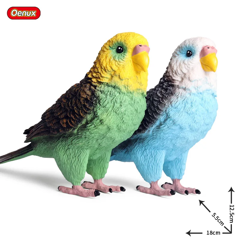 Фигурки Oenux реалистичные в виде большого попугая 18x5 5x12 5 см|Игровые фигурки и