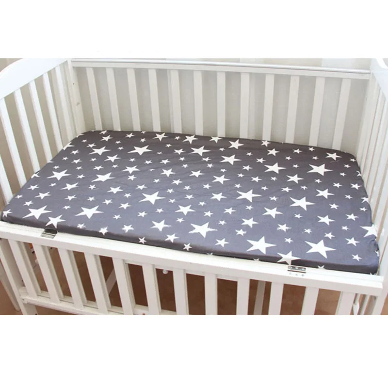 Muslin Cotton Baby Bedding Sets Crib Bed Sheets Newborn Baby Bed Bedspreads For Toddler Infant Customizable Drop Shipping