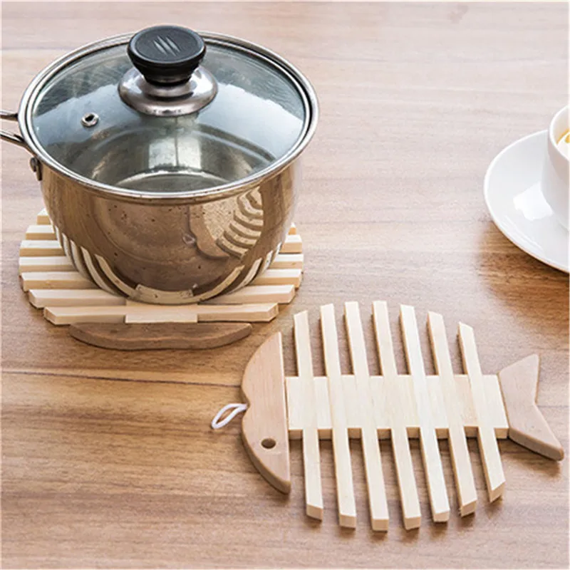 

Wooden Dining Table Placemat Heat Resistant Bowl Pot Cup Mat Pad Coaster Non-slip Decorative Tableware Kitchen Tools Accessories