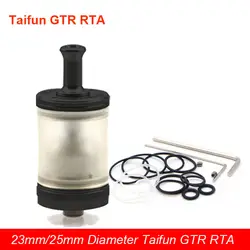 Новейший Taifun GTR RTA 23 мм 25 мм большой емкости MTL атомайзер бак 510 вапорайзер с резьбой бак кальян vs Taifun BT GT3 GT2 фрезия RTA