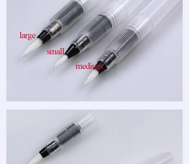 Guangna Calligraphy Pen Brush/medium/fine/extra-fine Addable Ink Non-toxic  Refillable Drawing Paint Signature Brush Beauty Pen - Paint Brushes -  AliExpress