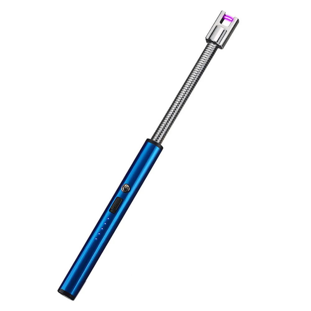 Зарядное устройство USB Зажигалка кухонная перезаряжаемая Беспламенное ветрозащитное электронное Arc BBQ беспламенная зажигалка - Цвет: 4
