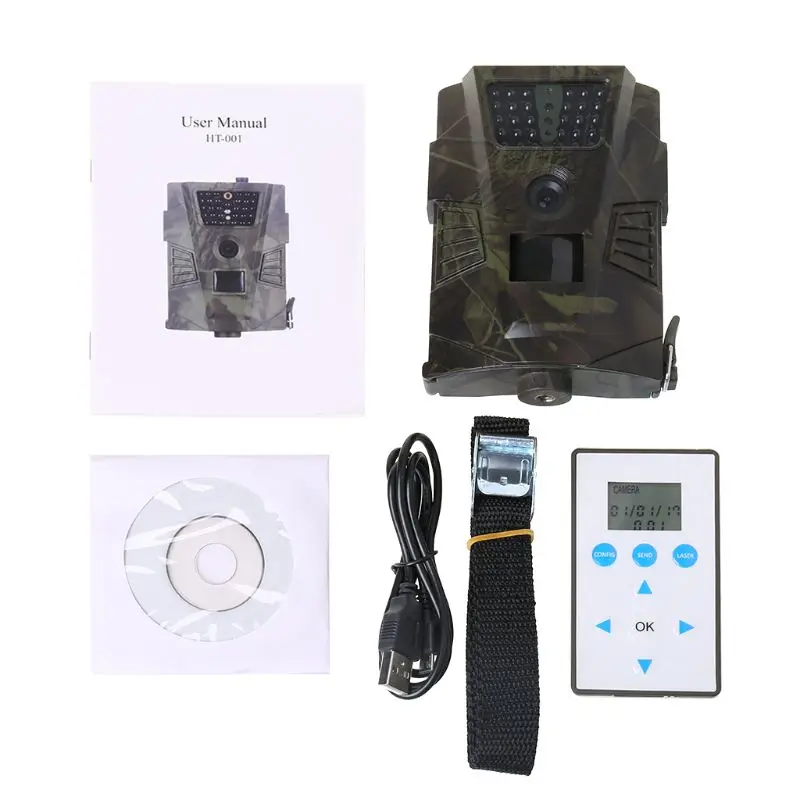 

Outdoor Hunting Camera HC001 1080P Photo Image Traps HD 12MP Wildlife Trail IP54 Wild Camera Animal Video Night Vision