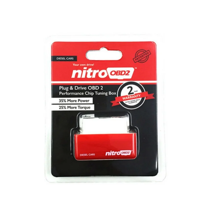 NitroOBD2 чип блок настройки Nitro OBD2 производительность подключи и Драйв OBD2 чип Тюнинг работает хорошо