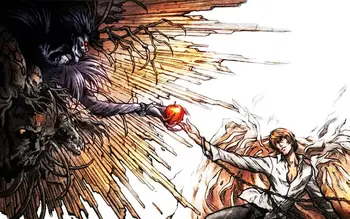 

P0263 Death Note Light Yagami Ryuk Anime Apples Home Decor Print 40x60cm