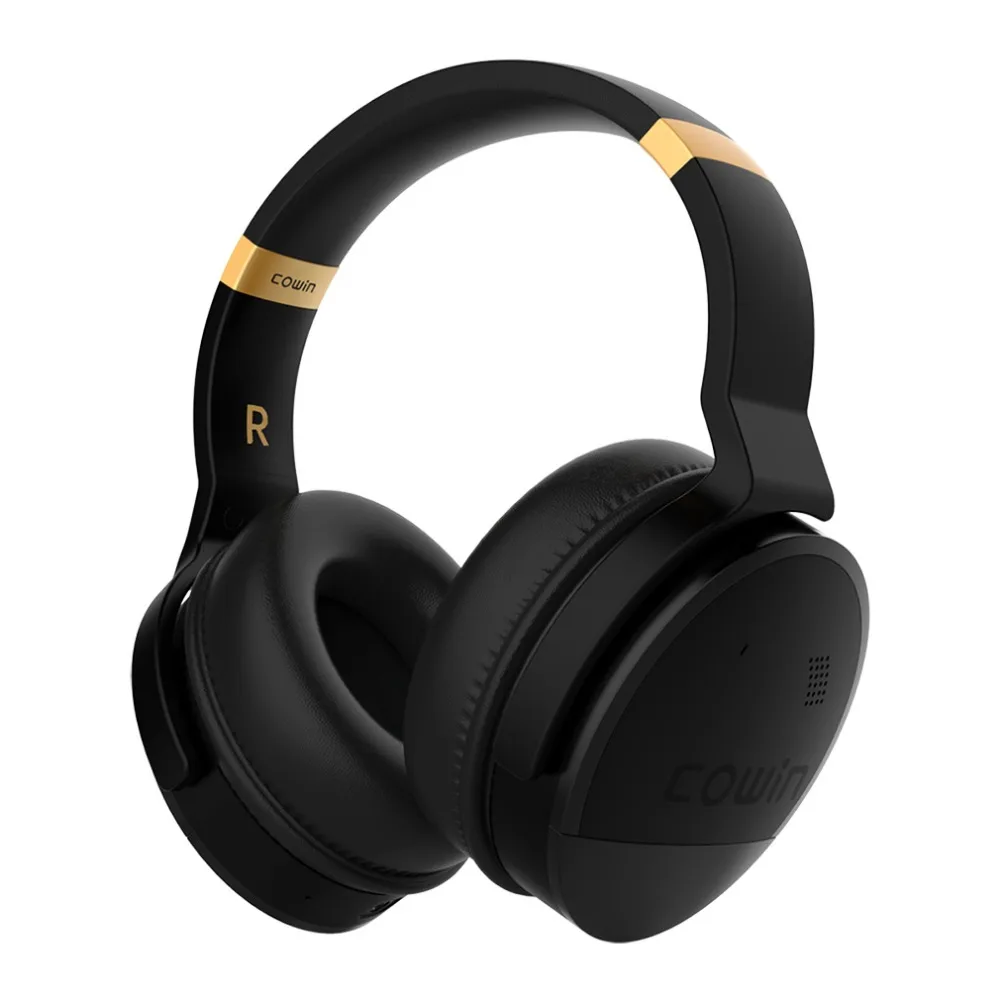 Original Cowin E8 Active Noise Cancelling Bluetooth Headphones Wireless Stereo Deep Bass Over Ear Headset for phones -30dB level