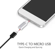 2 упаковки Тип usb C со штекером Micro USB мама USB-C адаптер для nubia z11 Mini, oneplus Two, lenovo ZUK Z3