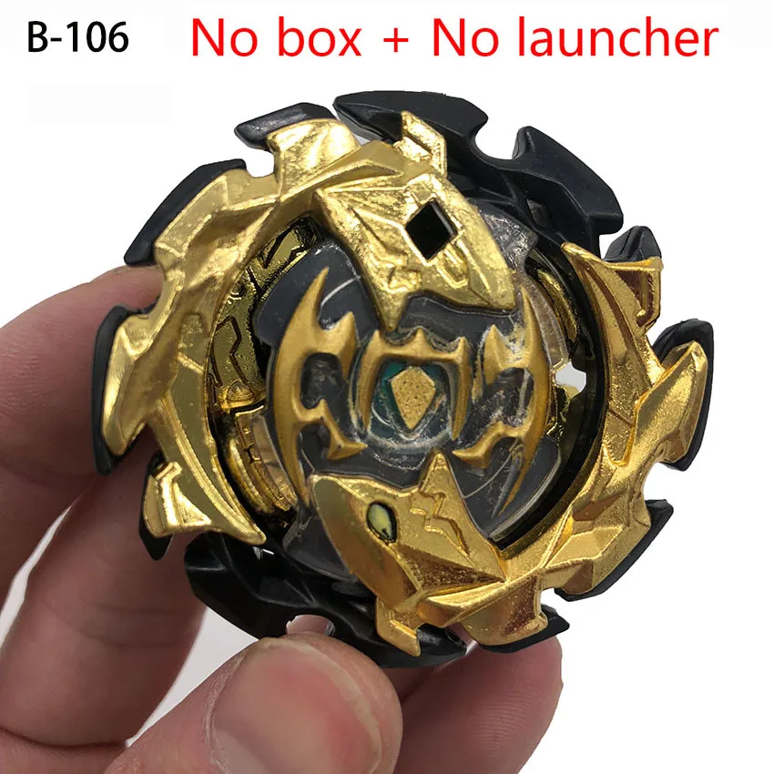 Топ пусковые установки Beyblade Burst Toys B-134 B-135 B-139 bables бейблэйд burst Metal пусковой установкой, Божественный волчок Топы игрушка бейблэйд - Цвет: B106 No launcher