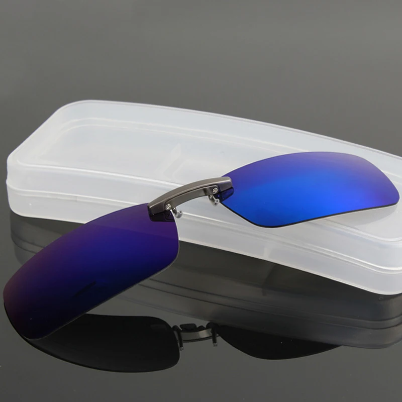 

DRESSUUP Polarized Clip On Sunglasses Men Driving Night Vision Lens Sun Glasses Male Anti-UVA UVB For Women & Man Oculos