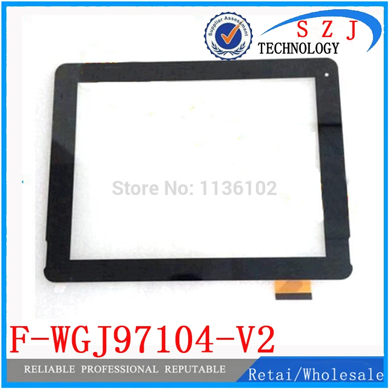 Pаспродажа Новый 9,7 дюймовый сенсорный экран панель F WGJ97104 V2 для pipo M6 Tablet PC Замена дигитайзер стекло MID touch PC Бесплатная доставка