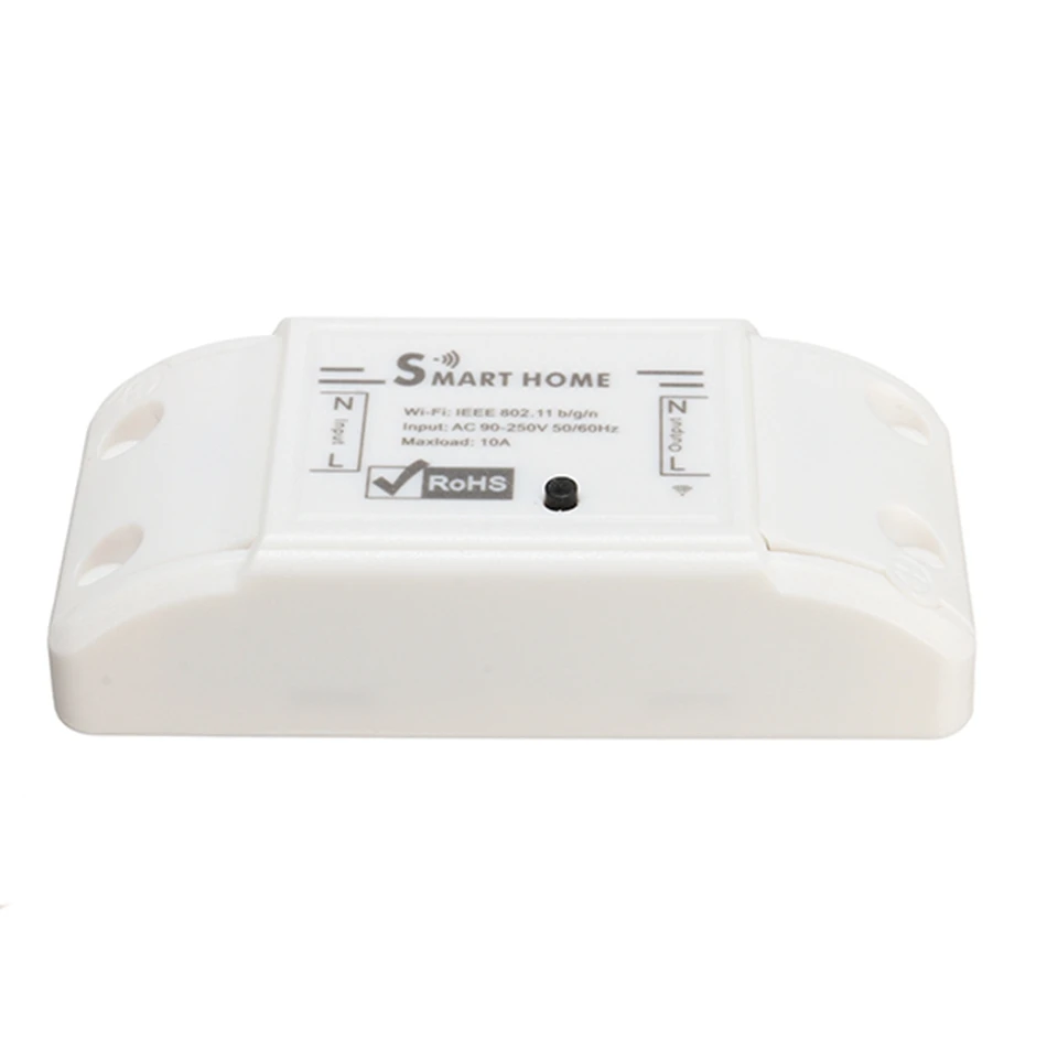 

AC100-240V 10A Smart Switch Module Controller Low Power Smart Home Breaker Remote Control Support APP /ALEXA Voice Control