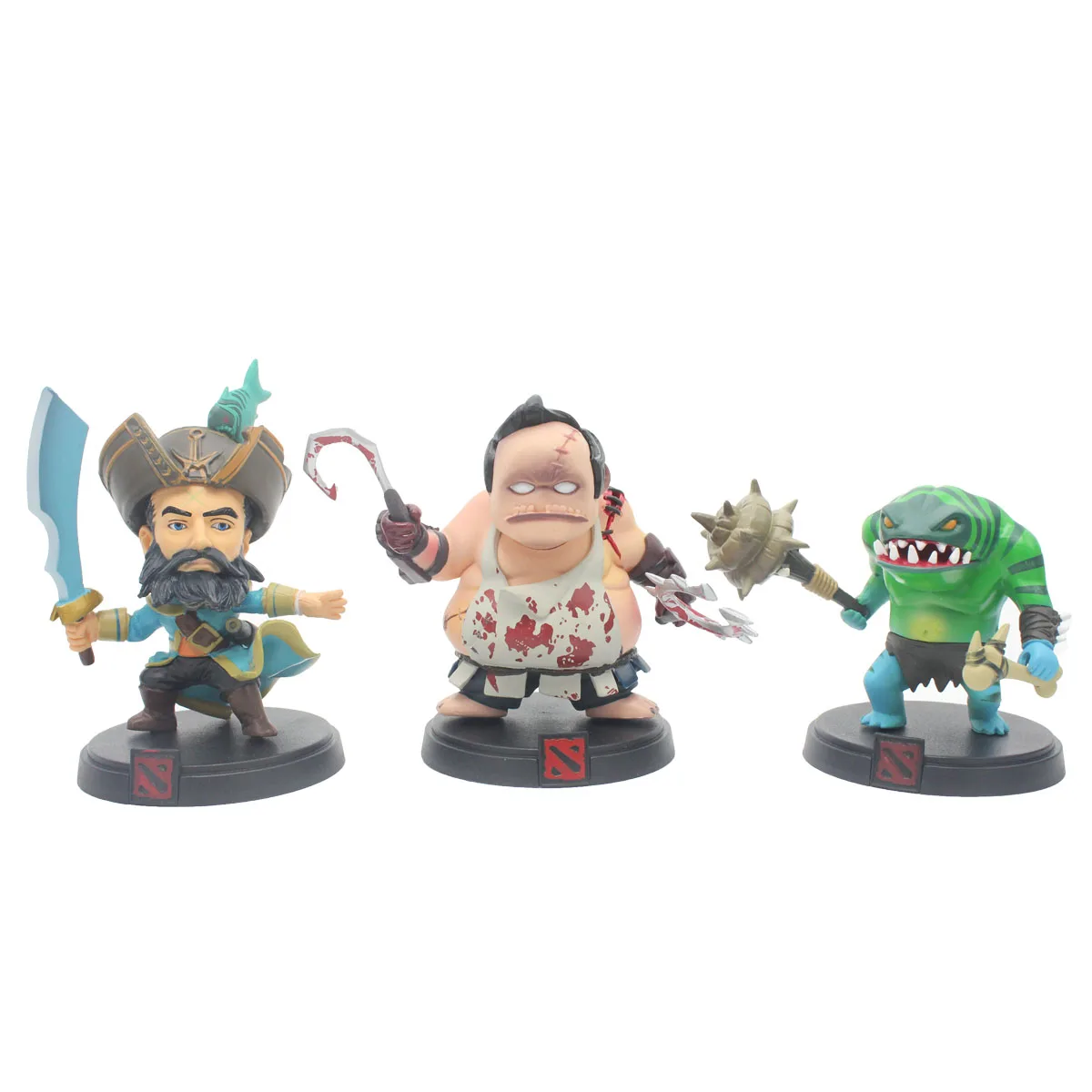  WOW Serfdom DOTA 2 Game Figure Kunkka Lina Pudge Queen Leviathan Tidehunter CM FV PVC Action Figure