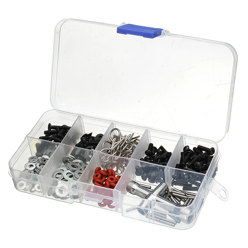 

270 in 1 Set Screws Box Repair Tool Kit For 1/10 HSP RC Car DIY Accessories Cars Box Assortment Styling Model Part