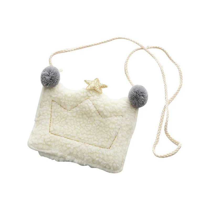 1 Pc Cute Cartoon Queen Crown Borsa Della Peluche Anime Geniale Portatile Del sacchetto Del Raccoglitore Delle Donne Della Borsa Delle Ragazze Della Borsa Regali Per I Bambini bambini