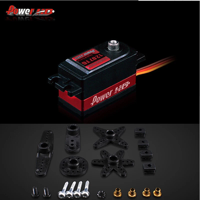 1pcs 100 Original Power HD HD 1207TG Standard Low Profile Digital Coreless High Speed Servo 8kg