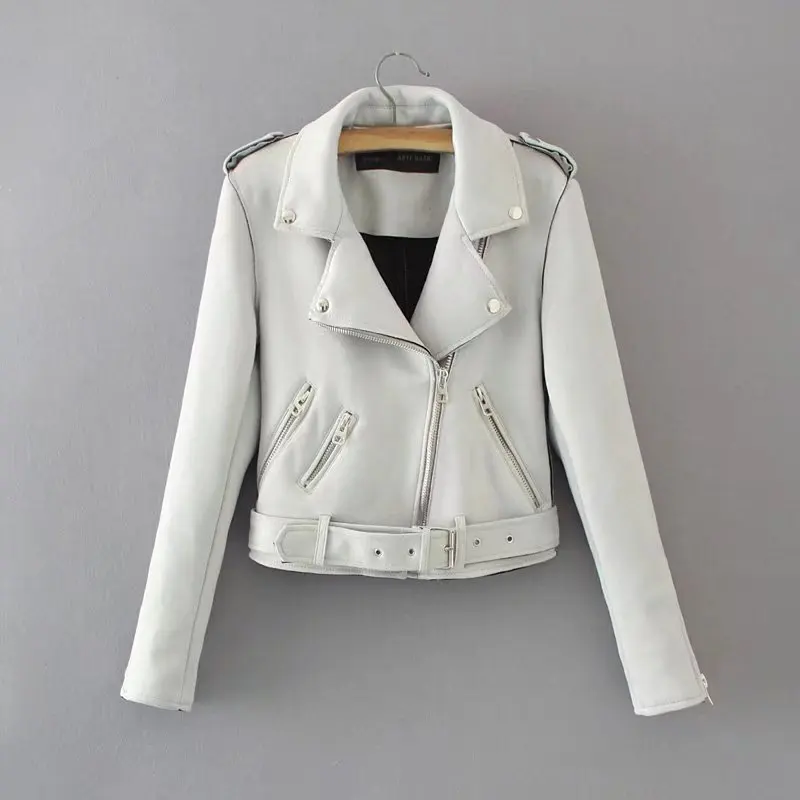 Spring Autumn Women Leather Coats New 2018 Slim Woman Suede Bikers Jacket Ladies Zipper Black Moto Coat Casaco Couro Feminino Spring Autumn Women Leather Coats New 2018 Slim Woman Suede Bikers Jacket Ladies Zipper Black Moto Coat Casaco Couro Feminino