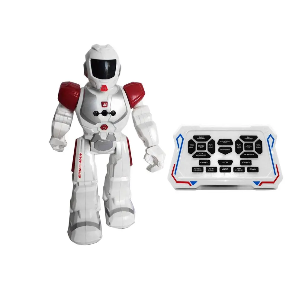 RC робот Электрический экшн танцевальные игрушки умный космический солдат