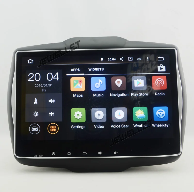 Sale 10.1" Quad core Android 9.0 Car GPS radio Navigation for Jeep Renegade 2015-2017 with 4G/Wifi DVR OBD 11