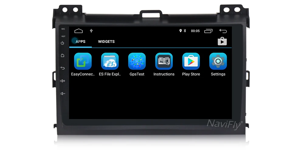 Top NaviFly Anroid8.1 4Core 32G ROM 2G RAM Car Multimedia player for Toyota Prado 120 Land Cruiser 2004-2009 Lexus GX47 support OBD 10