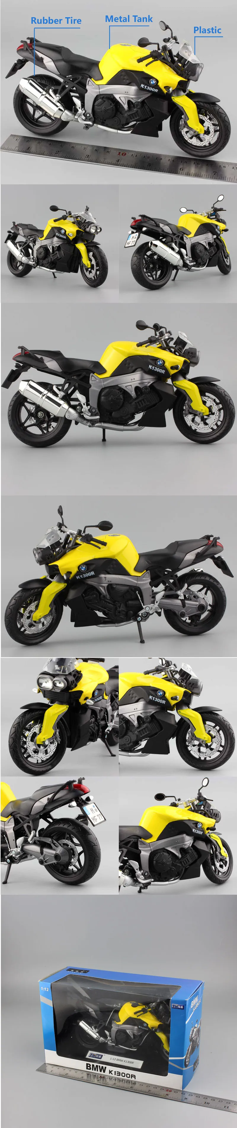 1/12 масштаб Automaxx K1300R K 1300 R мышечный мотоцикл модели и литье под давлением автомобиля реплики игрушки дети мотоцикл автомобиль