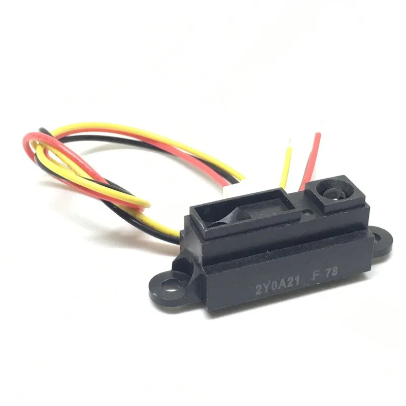 

GP2Y0A21YK0F 100% NEW 2Y0A21 10-80cm Infrared distance sensor INCLUDING WIRE