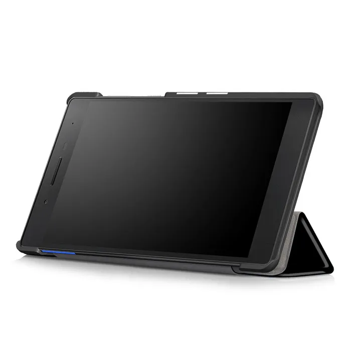 Протектор экрана из закаленного стекла+ ПУ-чехол для lenovo Tab4 Tab 4 7 эфирные TB-7304F TB-7304X " планшета(Tab7 эфирные