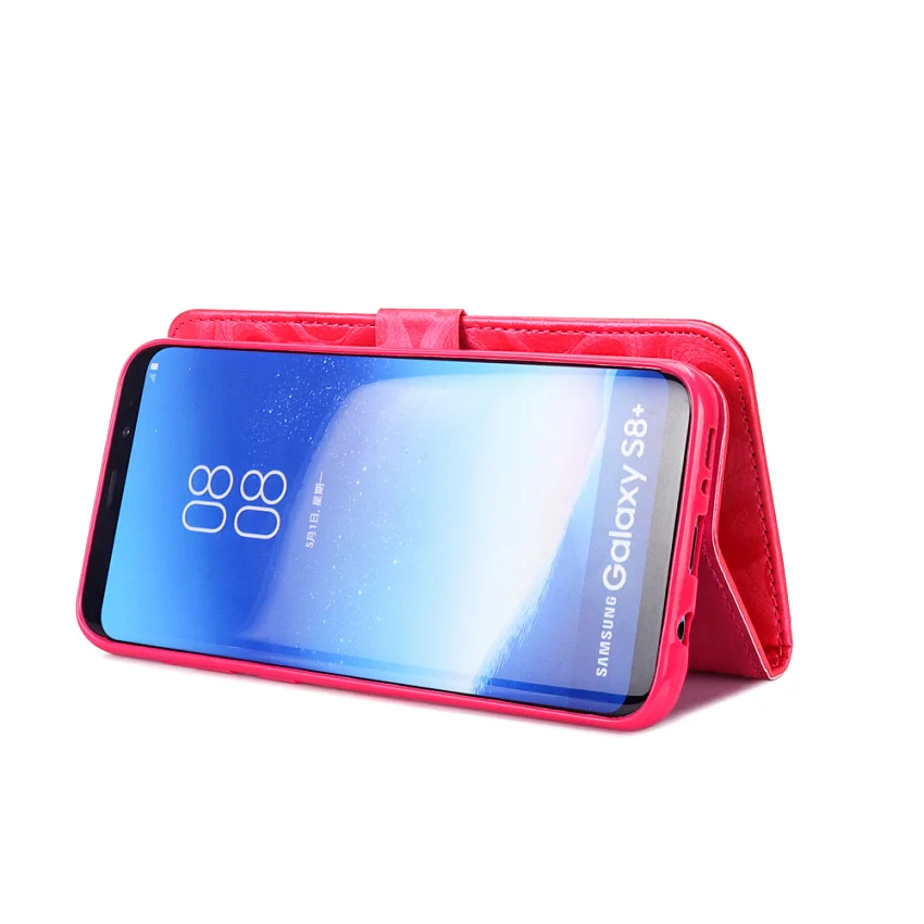 Hourglass Love Heart Quicksand Leather Wallet Case For Samsung Galaxy S8 S9 Plus S5 Mini S7 Edge Magnetic Flip 2 Card Slots Bag (74)