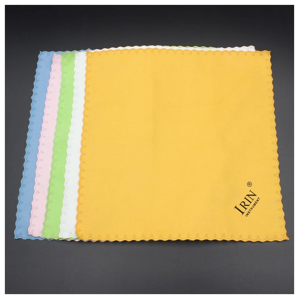 LHBL IRIN 5pcs Microfiber Cleaning Polishing Polish Cloth for Musical