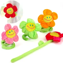 2 шт ПОДСОЛНУХ форма Пряжка для штор занавес Tieback Holdback держатель застежки для штор клип домашний декор