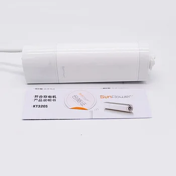 

10pcs Dooya Sunflower KT320S 45W Electric Curtain Motor with 4-wire 220V Smart Remote Control Curtains Customized Curtain Track