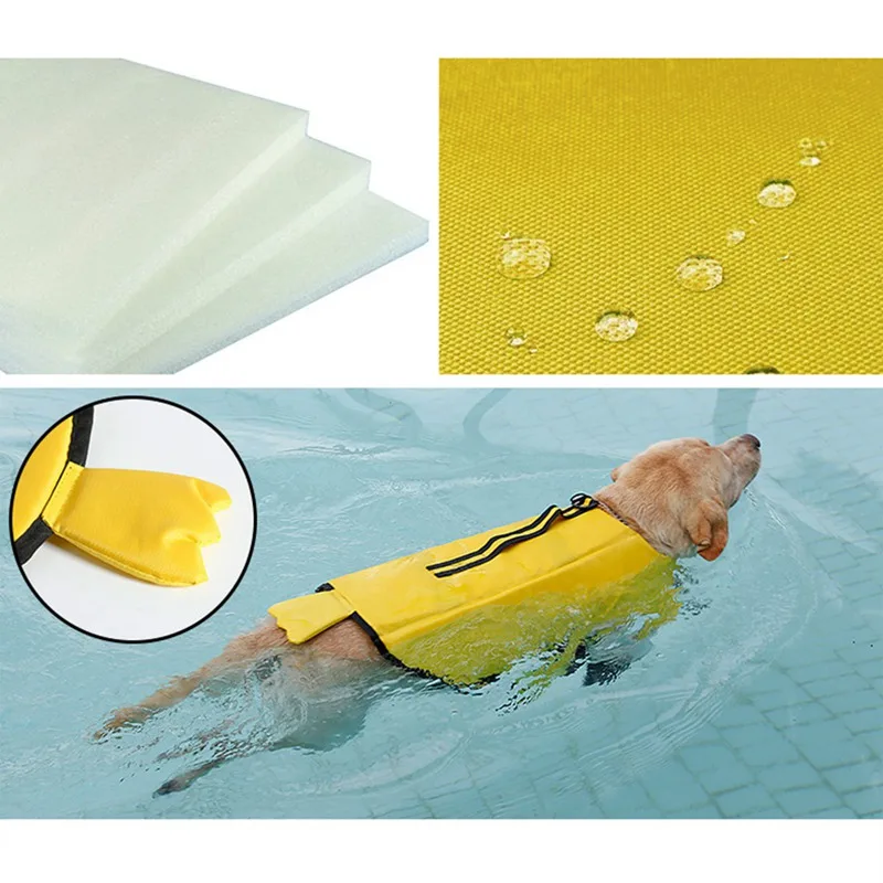 Pet купальник с d-образным кольцом для поводка, смешное животное в форме собаки светоотражающий спасательный жилет, утка/акула