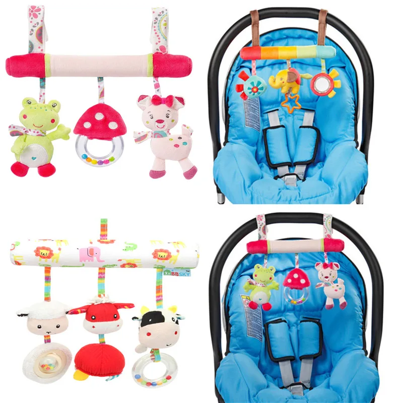 Baby Stroller Accessories Baby Toys Infant Animal Crib/Car/Bed/Pram