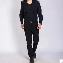 HOT Горячая Весенняя Мужская Новая корейская Повседневная оснастка облегающее боди брюки комбинезон рабочая одежда Брюки Модные мужские костюмы одежда