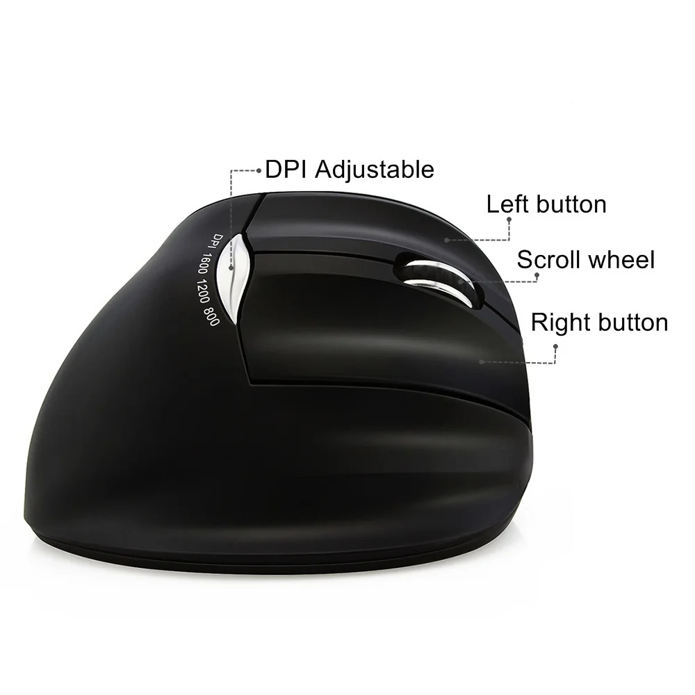 CHYI Wireless Mouse Ergonomic Vertical Gaming Mouse Optical Gamer 2.4Ghz Sem Fio Big Healthy Mice for PC Computer Laptop CHYI Wireless Mouse Ergonomic Vertical Gaming Mouse Optical Gamer 2.4Ghz Sem Fio Big Healthy Mice for PC Computer Laptop
