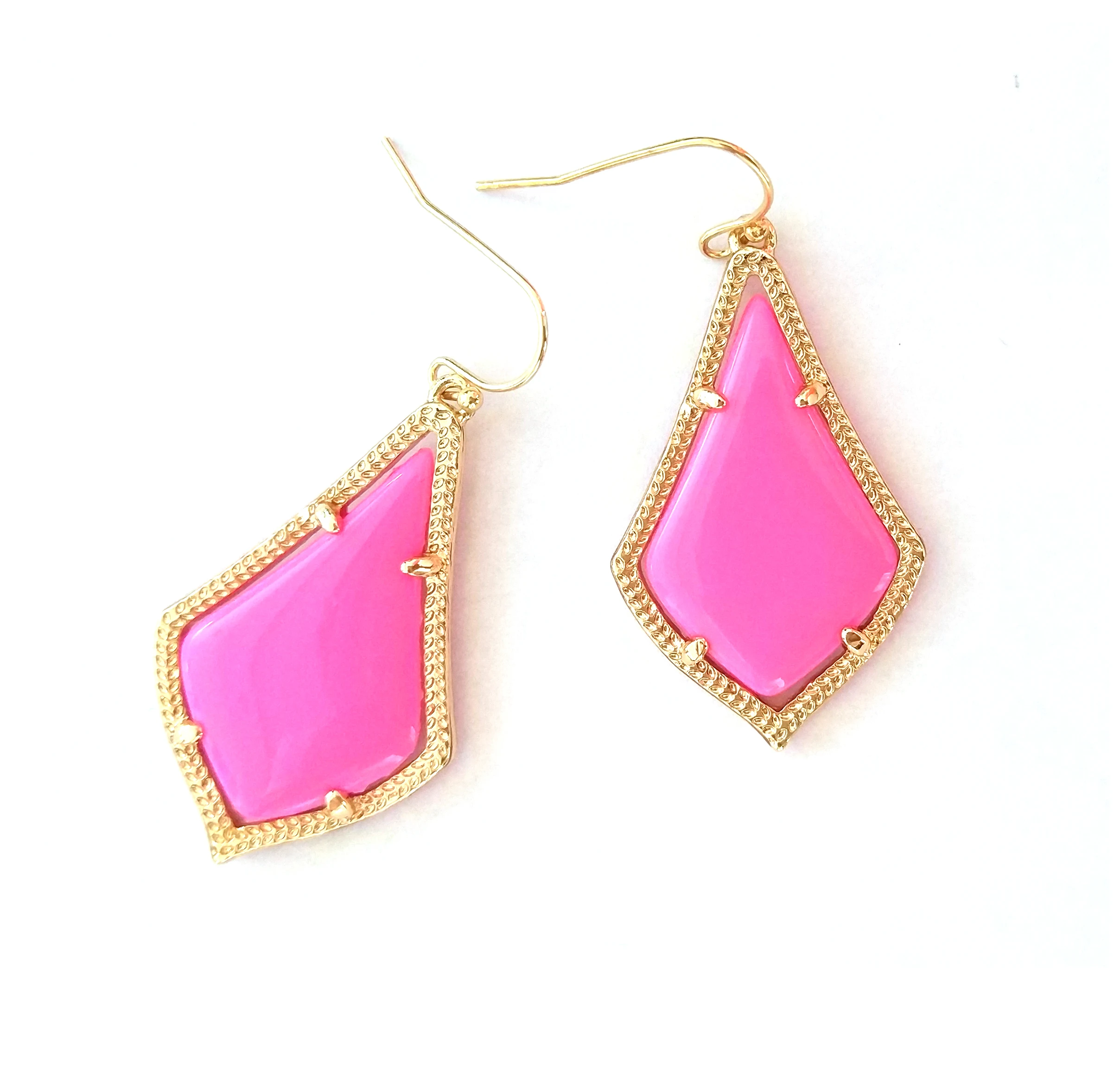 

Kace Highly Bright Hot Pink Dangle Drop Earrings for Women