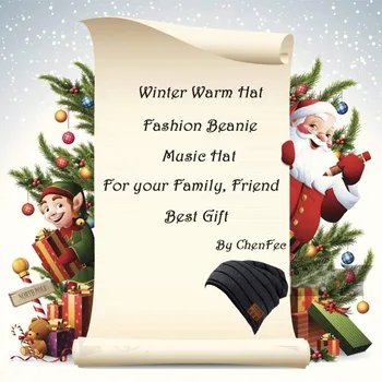 

Christmas gift outdoor plus velvet warm Bluetooth music caps with stereo speakers headset microphone support MP3 player phone