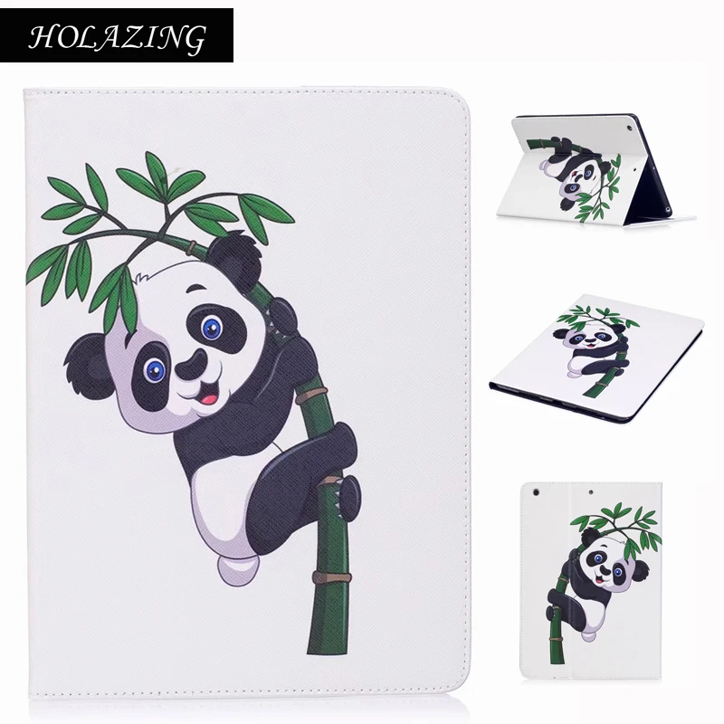 

HOLAZING Fashion Design Case for iPad 2 3 4 Owl Butterfly Panda Pattern PU Leather Flip Tablet Shell Cover For iPad2 iPad3 iPad4