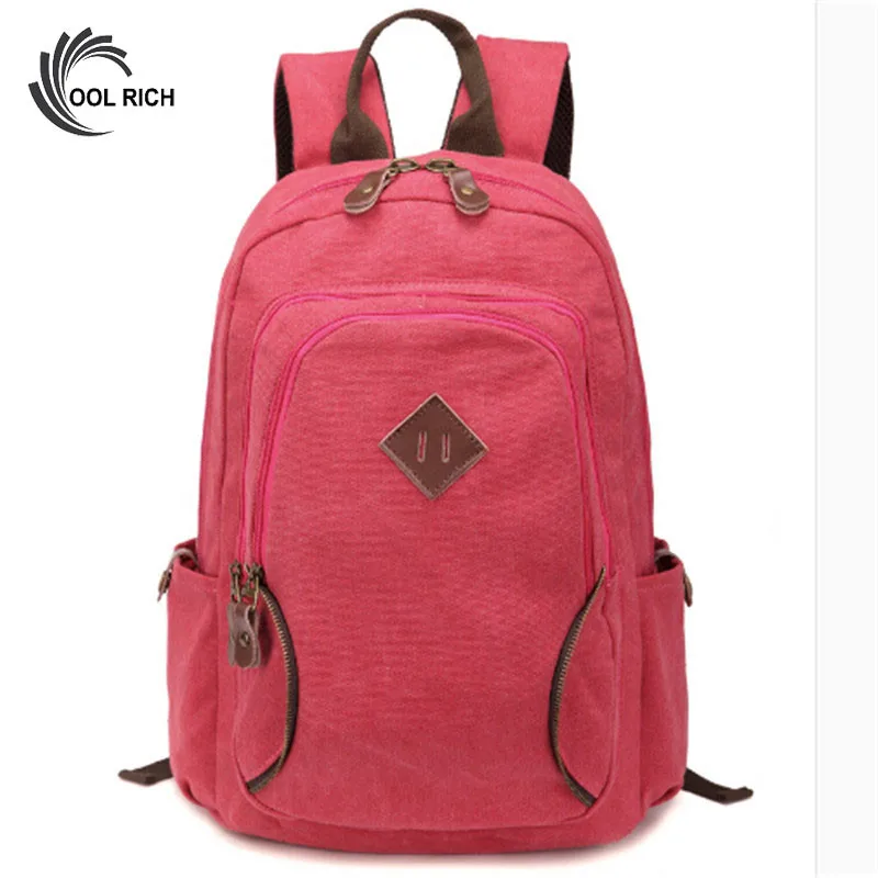 Retro Vintage Canvas Backpack Rucksack School Backpack Casual Travel