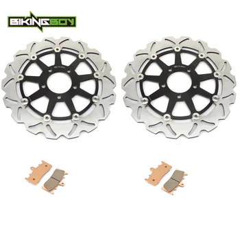 

BIKINGBOY Front Brake Discs Disks Rotors Pad For Suzuki TL 1000 R 98-03 GSXR 750 96-99 GSXR 1000 01-02 GSX 1300 R Hayabusa 99-07