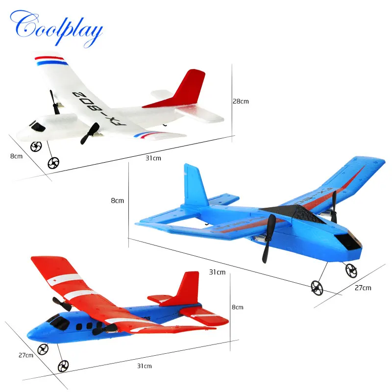Горячая Распродажа RC Самолет RTF 2CH FX802 EPP Материал самолет плоская модель планер